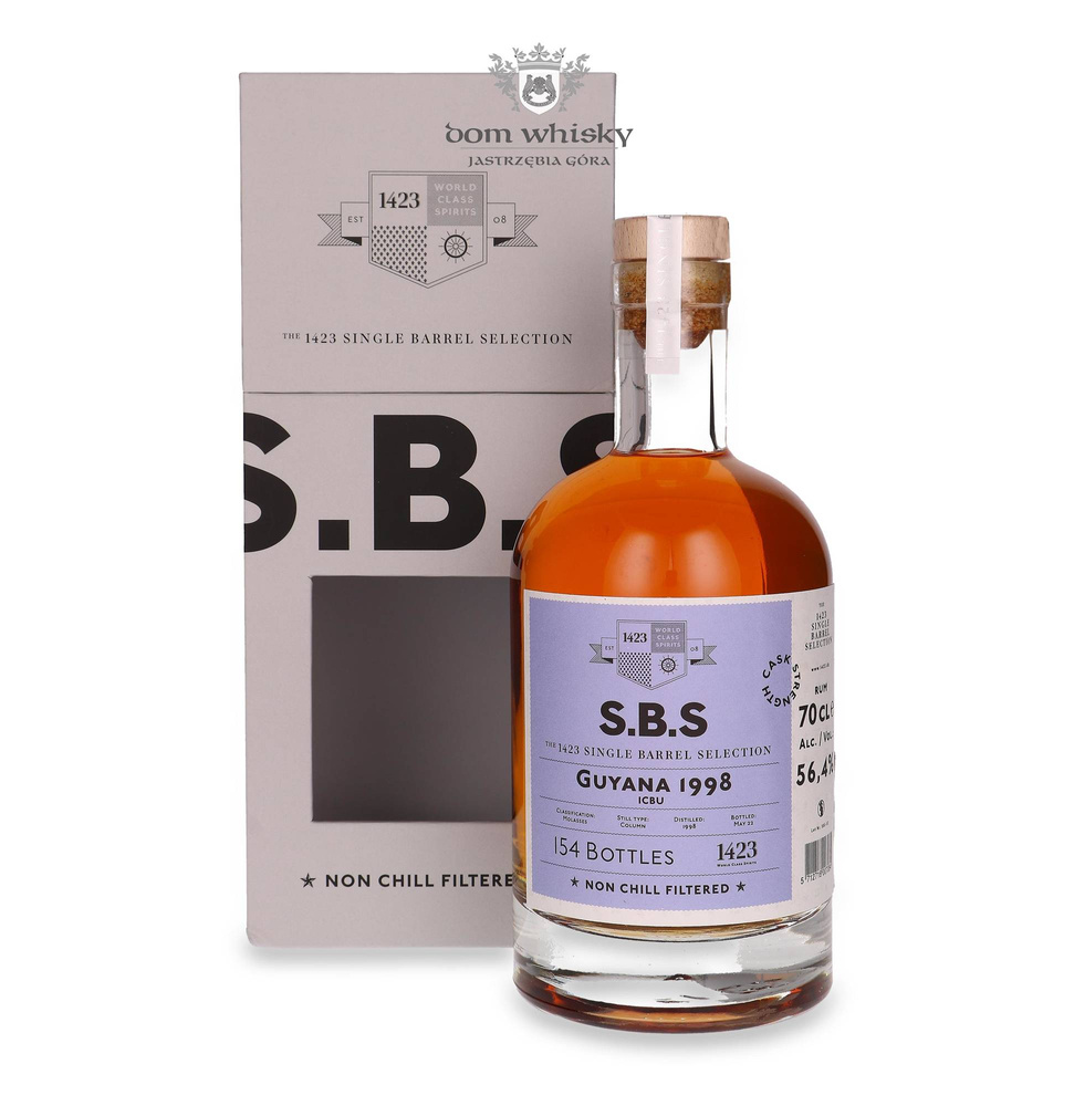 Rum SBS Guyana 1998 ICBU / 56.4% / 0.7l