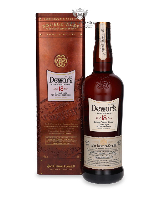 Dewar’s 18-letni Double Aged / Tin Box / 40%/ 0,7l 