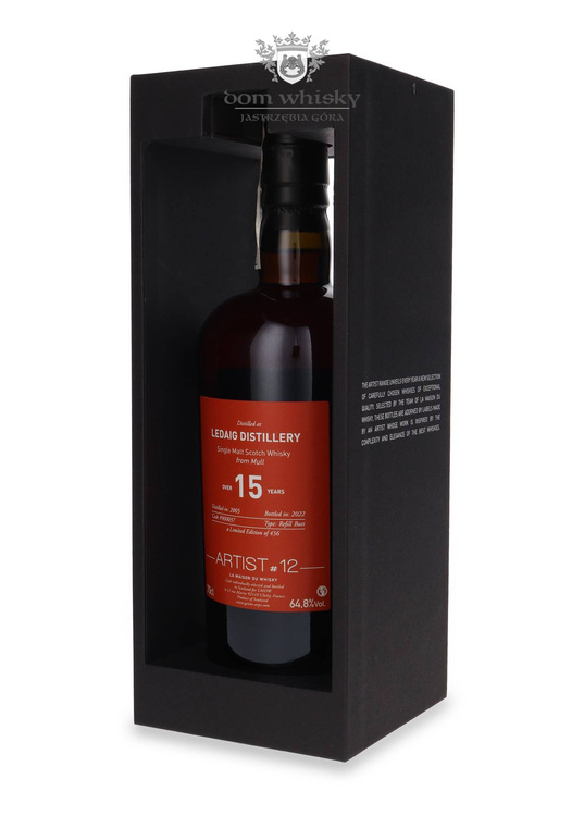 Ledaig 15-letni (D.2007, B.2022) Artist # 12 / 64,8%/ 0,7l	