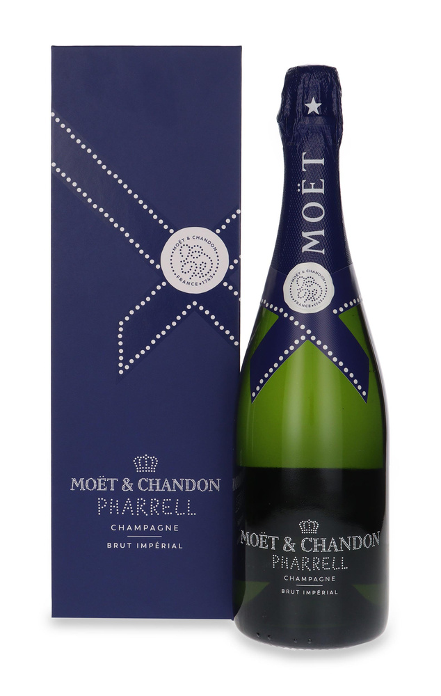Szampan Moet & Chandon Pharrell Williams Midnight Bleu Limted Edition/ 12,5% / 0,75l