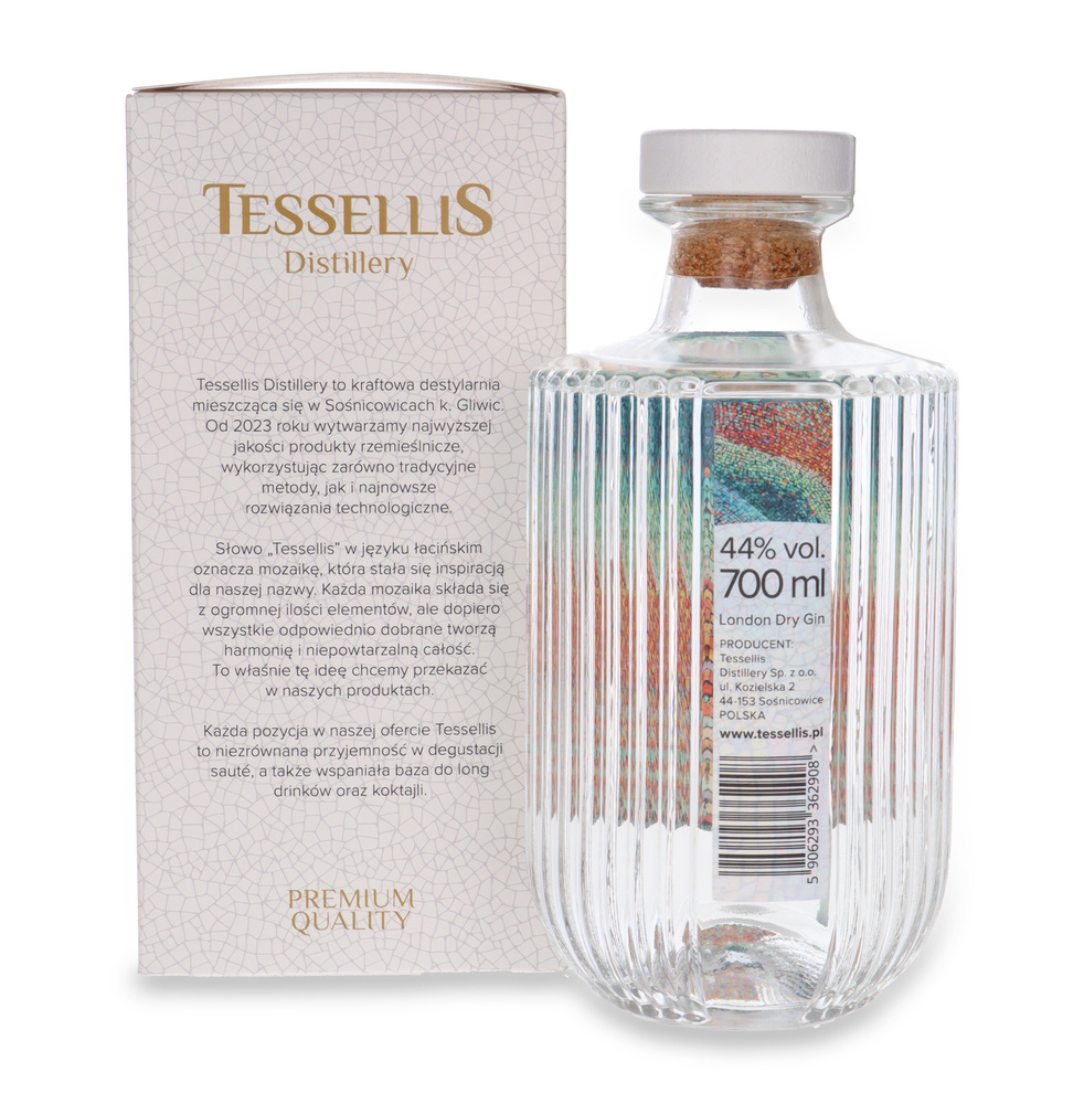 Tessellis London Dry Gin / 44% / 0,7l