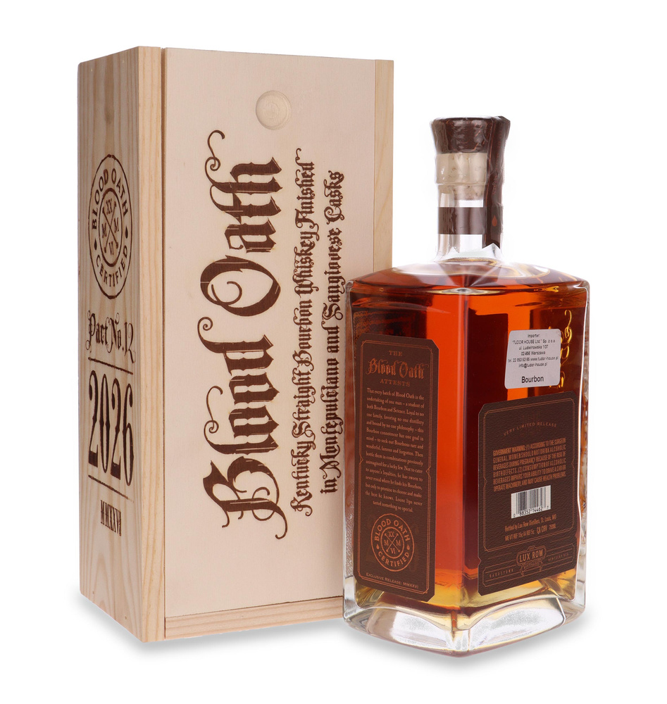 Blood Oath Straight Bourbon Pact No.12 / 49,3% / 0,75l