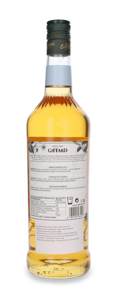 Giffard Nut Toffee bar syrup / 1l