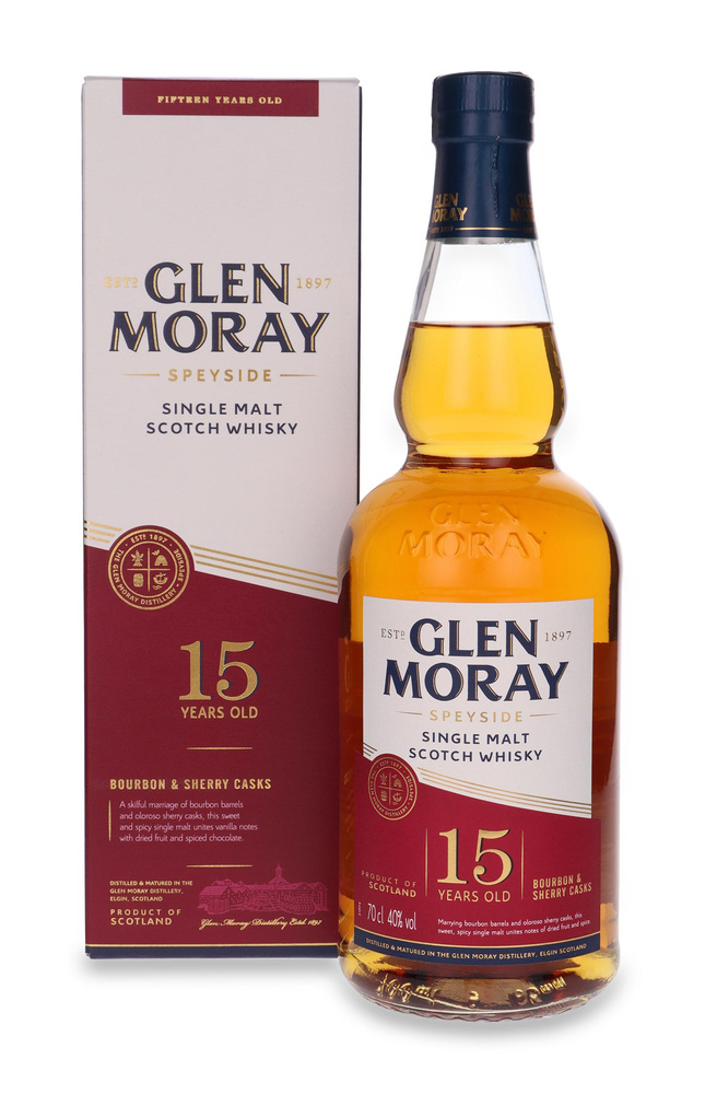 Glen Moray Elgin Heritage, 15-letni / 40% / 0,7l