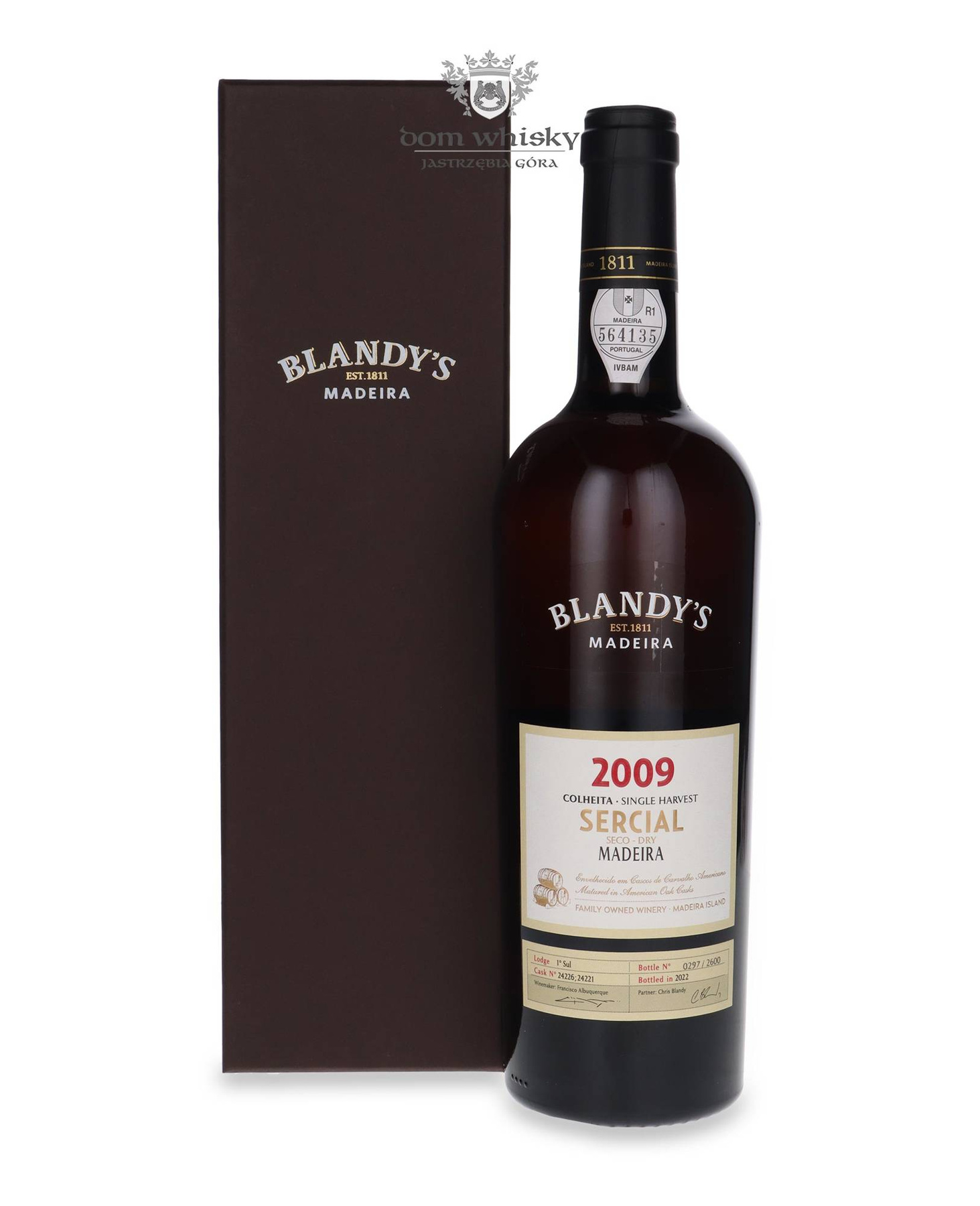 Sercail Blandy's 2009 Sercial Madeira / 20%/ 0,75l | Dom Whisky