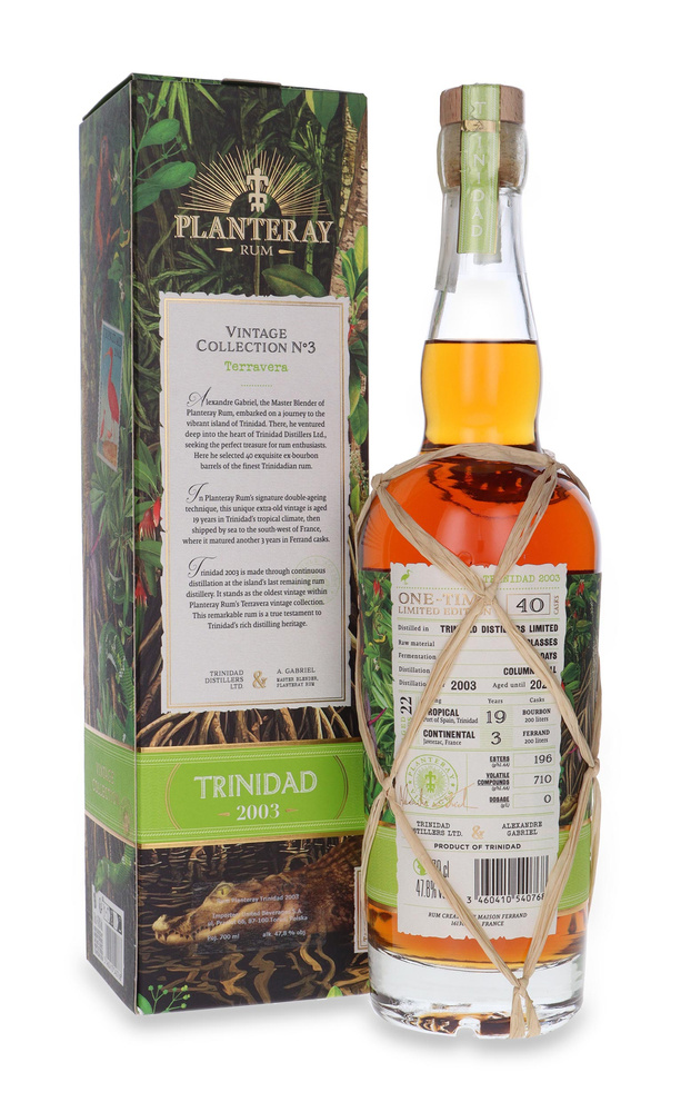 Rum Planteray Trinidad 2003 22-letni /47,8%/ 0,7l
