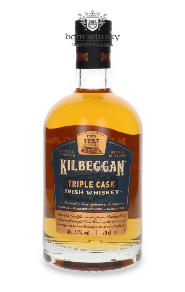 Kilbeggan Triple Cask Irish Whiskey / 43% / 0.7l