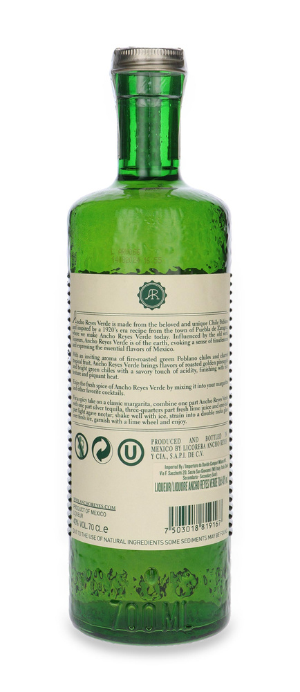 Ancho Reyes Verde Liquer / 40% / 0.7l
