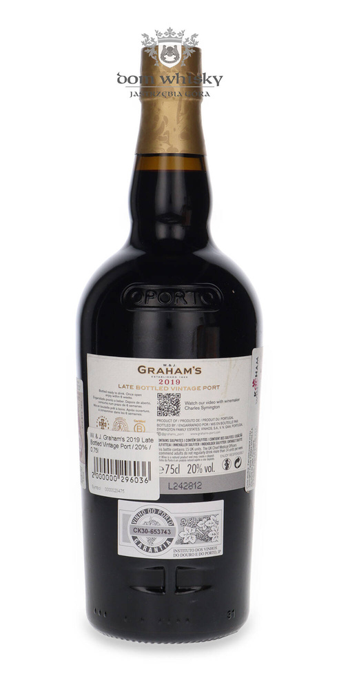 W. & J. Graham's 2019 Late Bottled Vintage Port / 20% / 0.75l