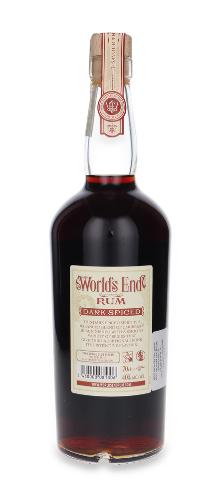 World's End Dark Spiced Rum / 40% / 0,7l