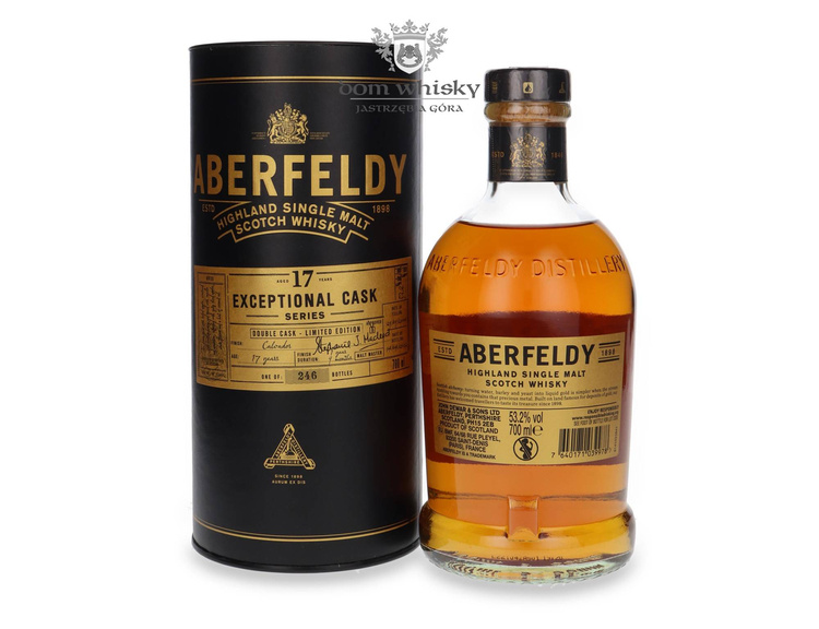 Aberfeldy 17-letni (D.2004, B.2022) Exceptional Cask Series, Calvados Finish / 53,2% / 0,7l