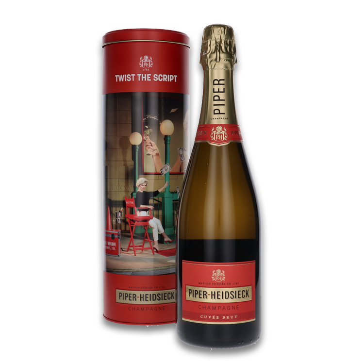 Szampan Piper-Heidsieck Cuvee Brut Limited Edition/ M.Monroe / 12% / 0,75l + stoper w prezencie