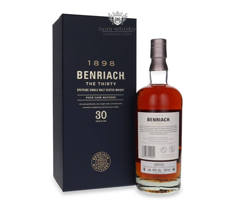 BenRiach The Thirty, 30-letni Four Cask Matured / 46% / 0,7l