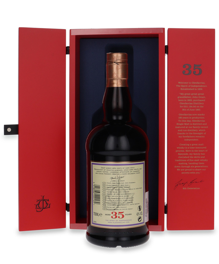 Glenfarclas 35 Year Old "Warehouse" Presentation Box /43%/ 0.7l