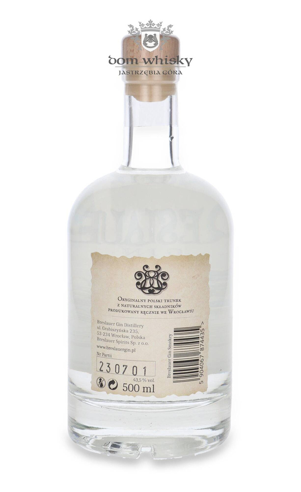 Breslauer Smoky Gin / 43.5% / 0.5l