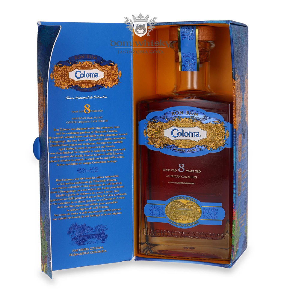 Coloma 8-year-old Artesanal Rum de Colombia / 40% / 0.7l