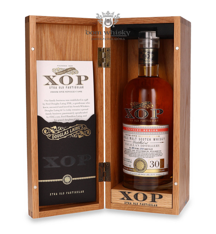 Macallan 30-letni (D.1990, B.2021) Douglas Laing’s XOP / 44,4% / 0,7l