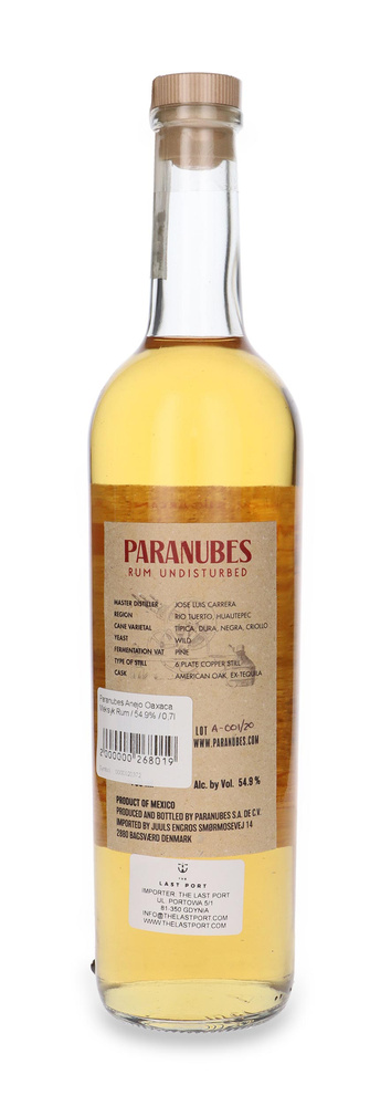 Paranubes Anejo Oaxaca Mexico Rum / 54.9% / 0.7l