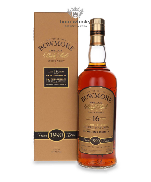 Bowmore 1990, 16-letni, Sherry Cask Matured / 53,8% / 0,7l