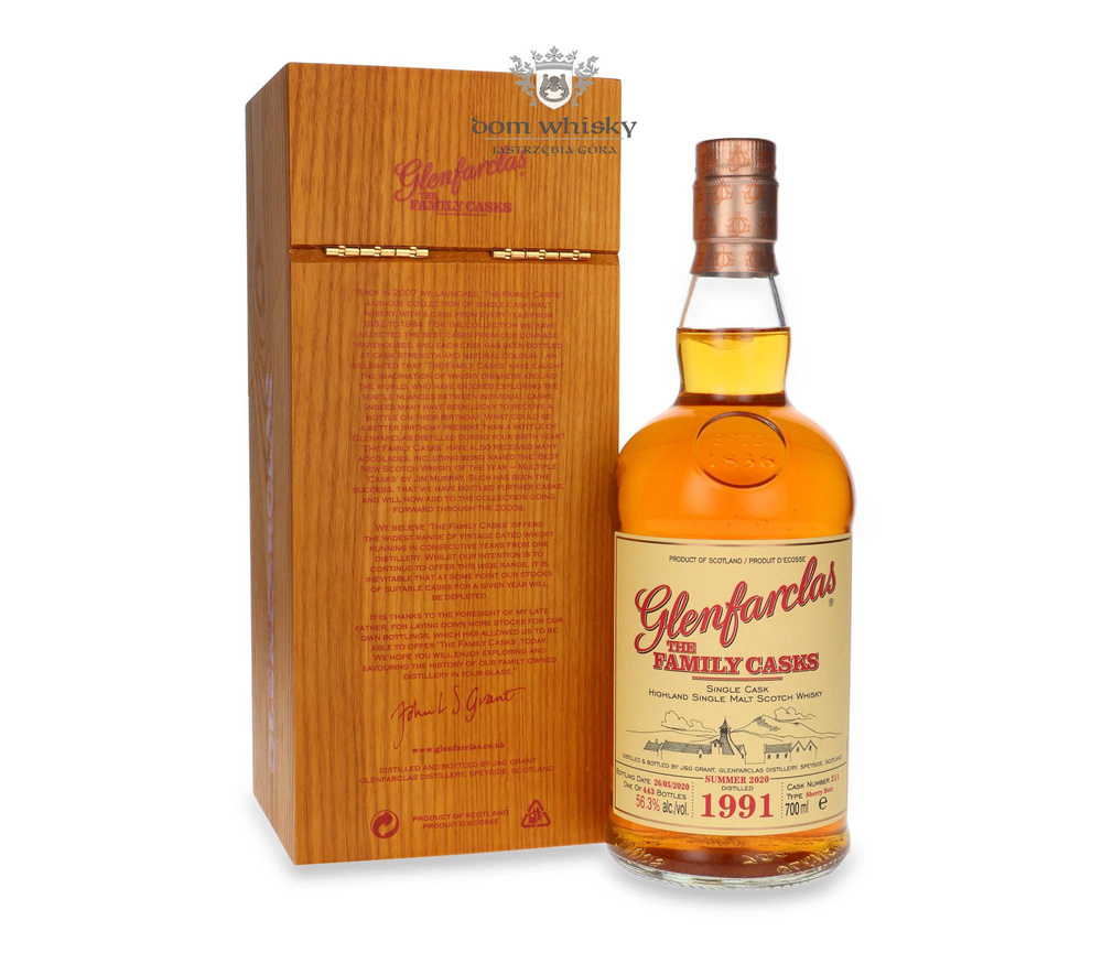Glenfarclas The Family Casks 1991, Bottled 2020 / 56.3% / 0.7l