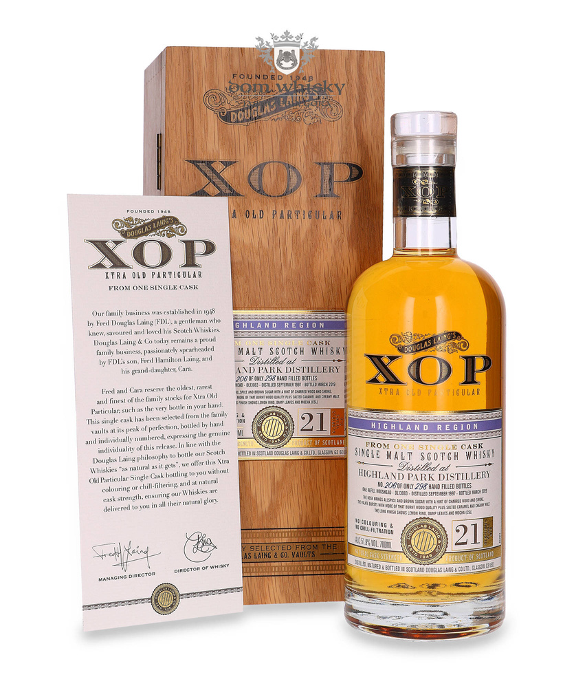 Highland Park 21-letni (D.1997, B.2019) Douglas Laing’s XOP / 51,9% / 0,7l