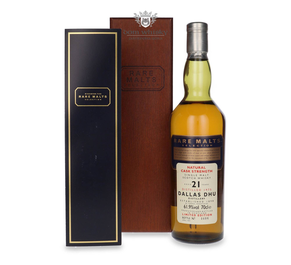 Dallas Dhu 21-letni(D1975,B.1997)Rare Malts/Wooden box/ 61,9% / 0,7l