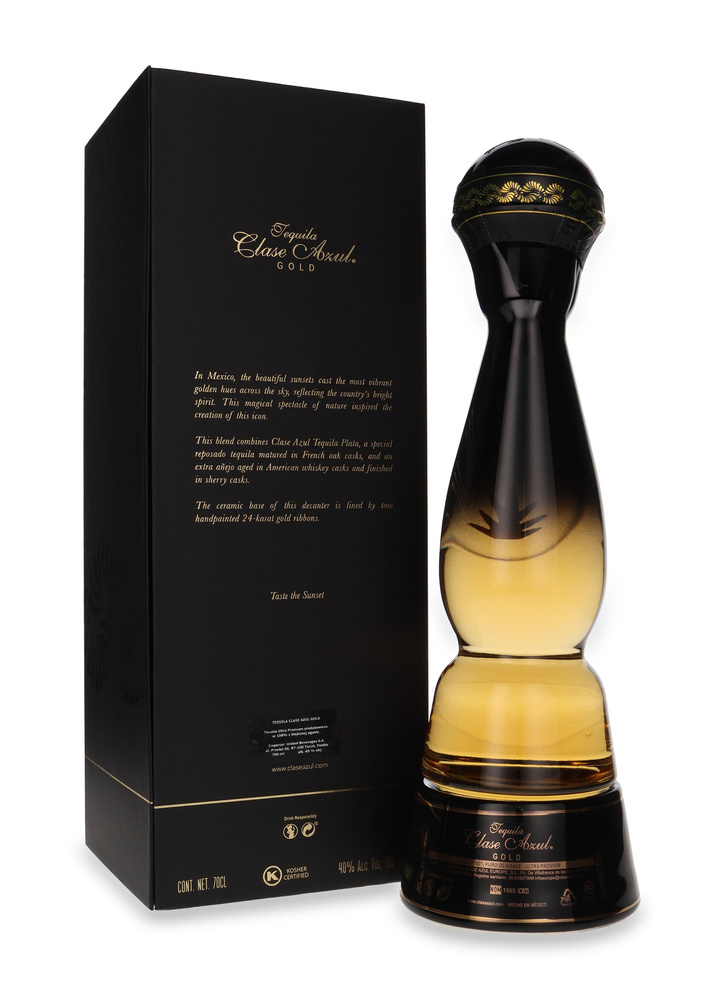 Tequila Clase Azul Gold 100% Agave / 40% / 0.7l