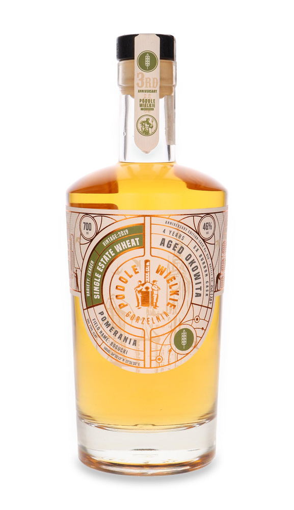 Okowita Podole Wielkie Pszenica 4-letni Ex-Bourbon Cask 2025 / 46% / 0,7l