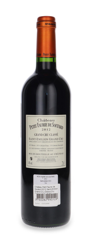Chateau Petit Faurie de Soutard 2012 Saint-Emilion Grand Cru (Grand Cru Classe)/14% /0,75l