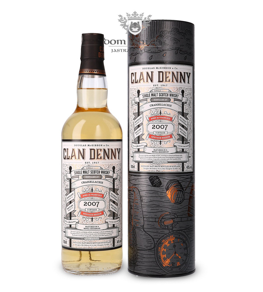 Craigellachie 2007 Vintage (B.2017) 10-letni The Clan Denny / 48% / 0,7l