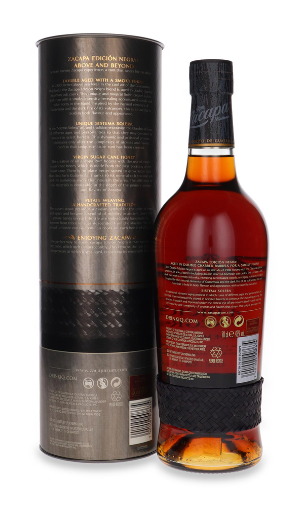 Ron Zacapa Edicion Negra Solera Gran Reserva / 43% / 0.7l