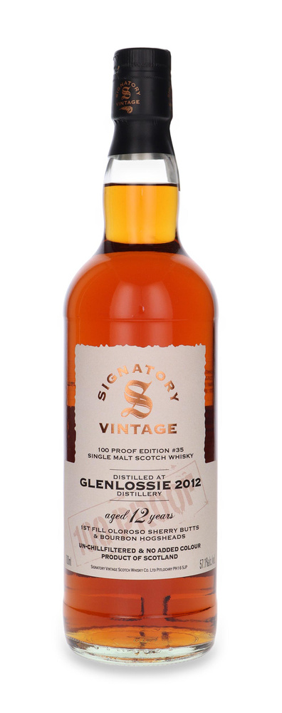 Glenlossie 12-letni 100 PROOF Edition # 35 Signatory Vintage / 57,1% / 0,7l