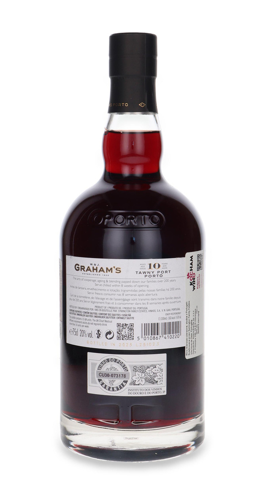 W. & J. Graham's Port Tawny Porto, 10-letni /bez opakowania / 20% / 0,75l