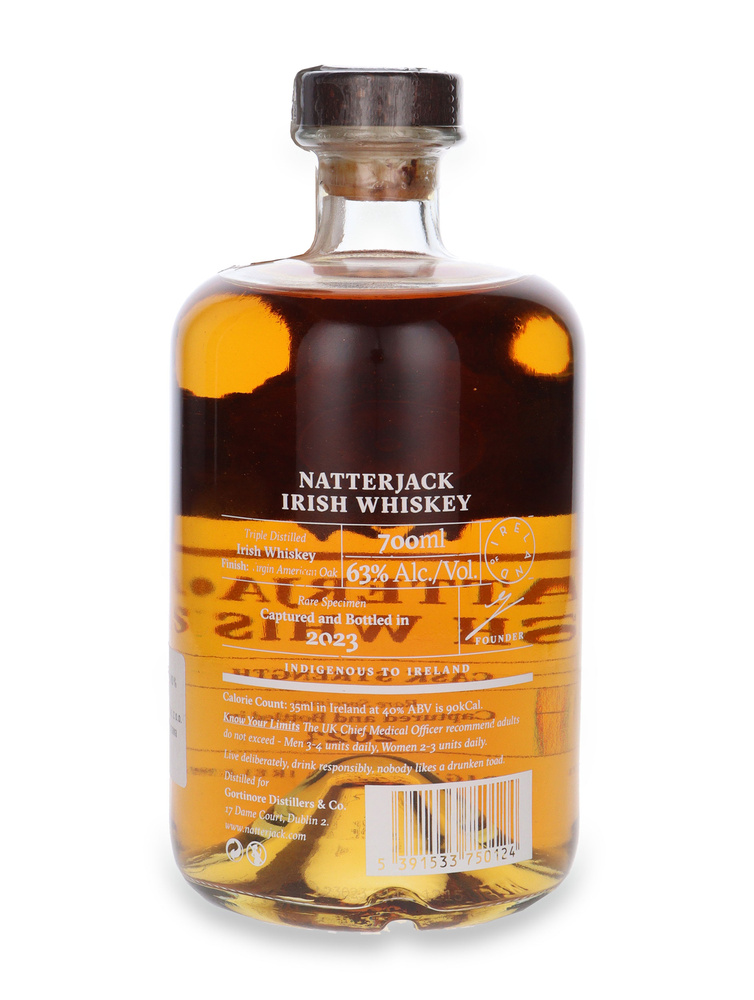Natterjack Irish Whiskey Cask Strength / 63% / 0.7l