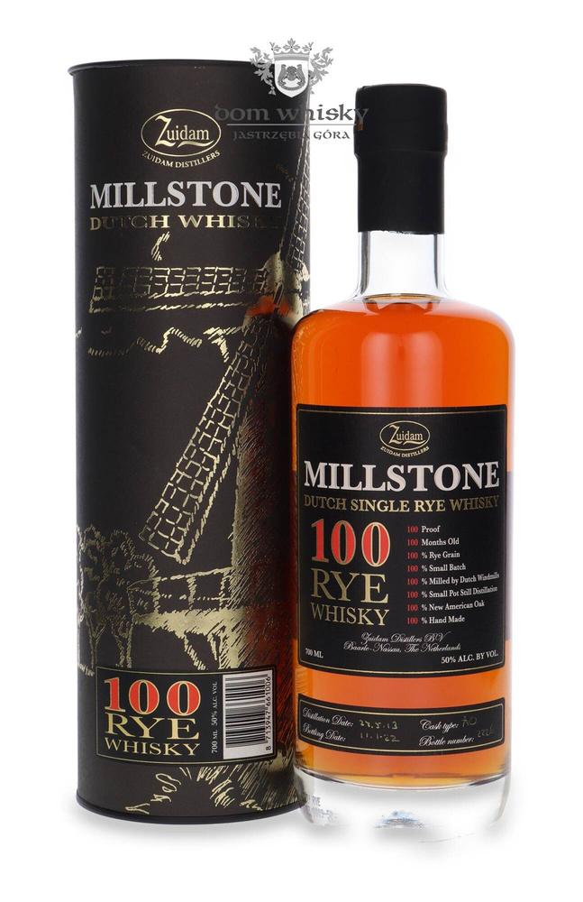 Millstone Dutch 100 Single Rye (D.2013, B.2022) (Netherlands) / 50%/ 0,7l