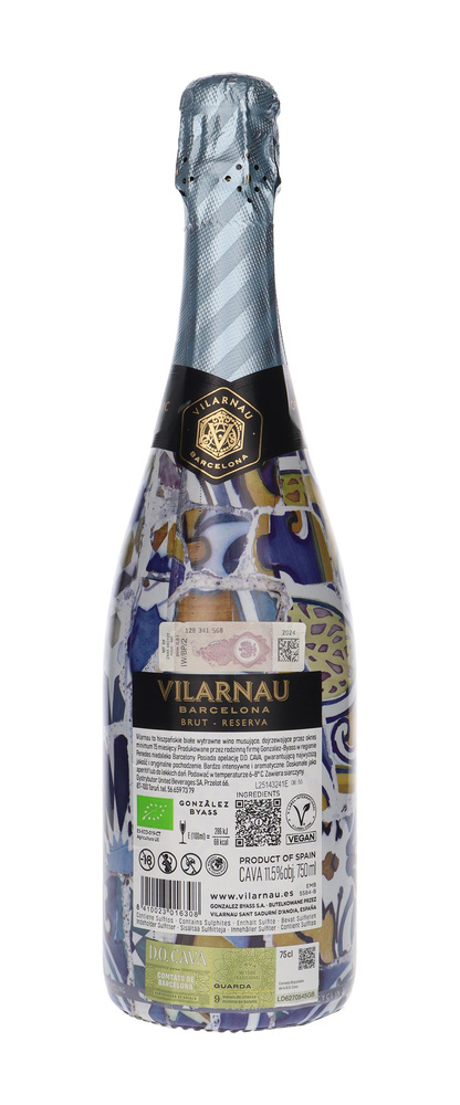 Cava Vilarnau Barcelona Brut Reserva / 11,5% / 0,75l