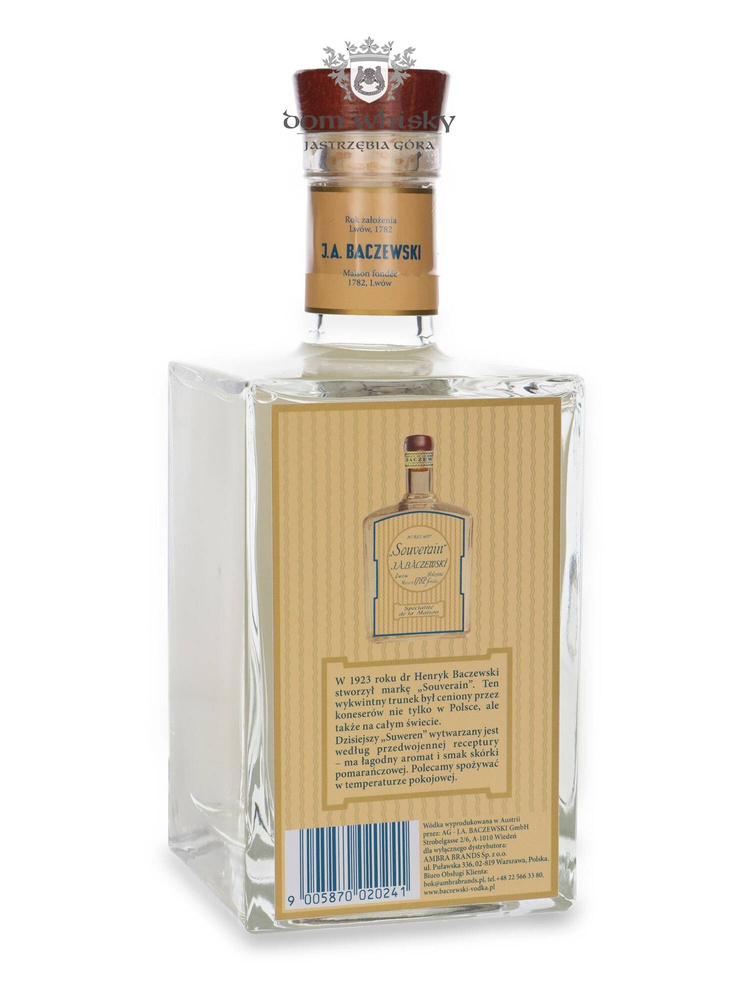 Vodka JA Baczewski Suweren / 40% / 0.7l