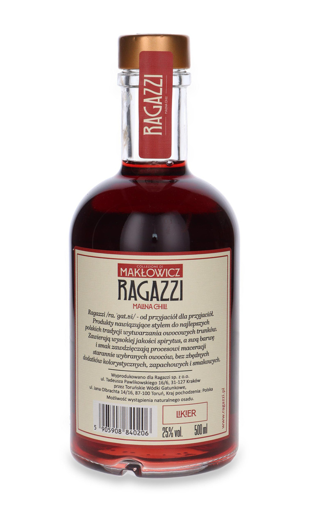 Ragazzi Malina Chili / 25% / 0,5l
