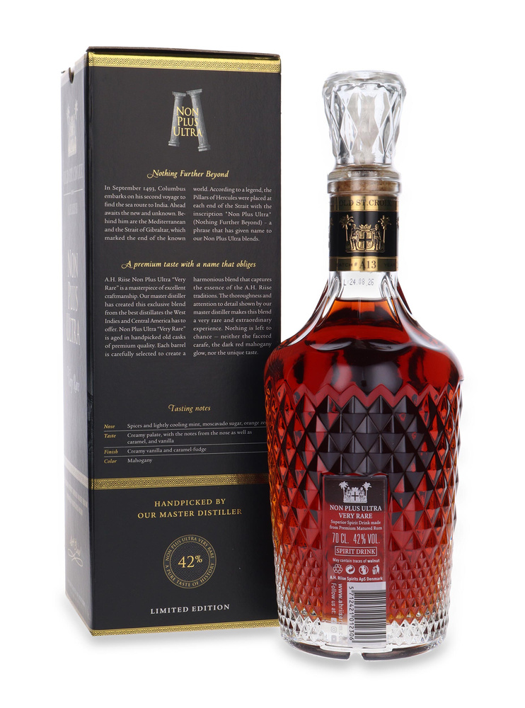 A.H. Riise Old St. Croix Non Plus Ultra Very Rare Rum / 42% / 0,7l