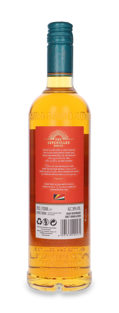 Takamaka Dark Spiced Rum / 38% / 0,7l