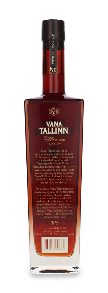 Vana Tallinn Heritage Edition Liqueur / 40% / 0,5l