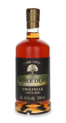 Miód Pitny Dwójniak Serce Dębu z Nutą Dębu / 16%/ 0,5l