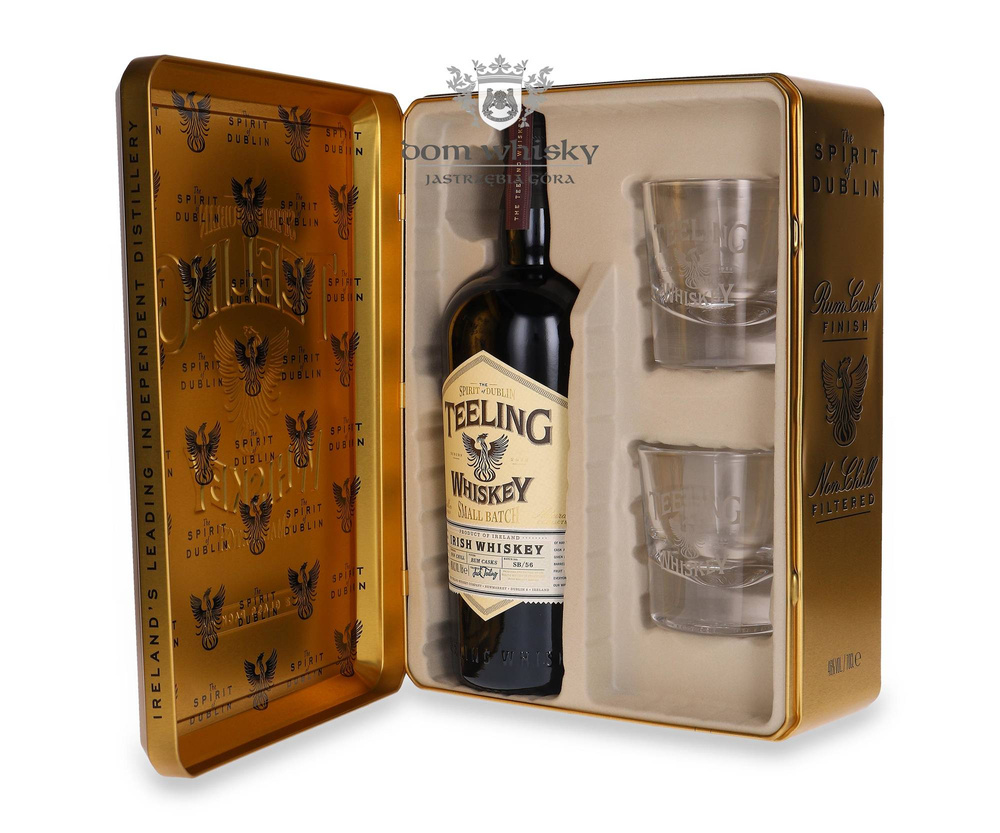 Teeling Small Batch Rum Cask Finish (+ dwie szklanki) / 46%/ 0,7l		