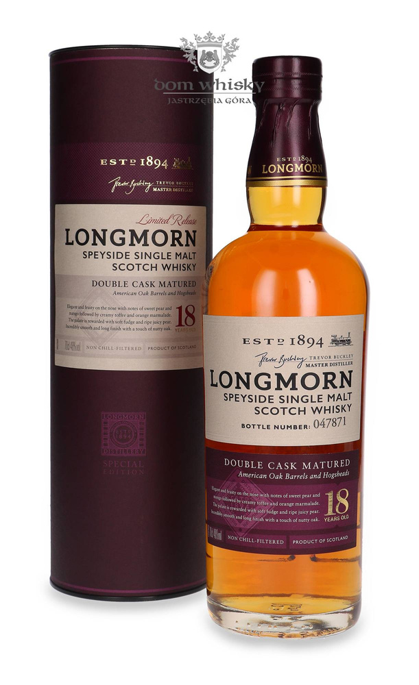 Longmorn 18-letni Double Cask Matured / 48% / 0,7l