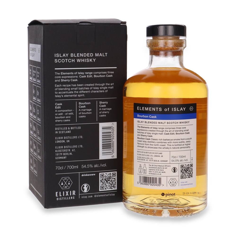 Elements of Islay Bourbon Cask, Blended Malt Whiskey / 54.5%/ 0.7l
