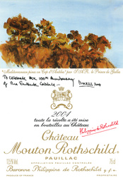Chateau Mouton Rothschild Pauillac 2004 /12,5% / 1,5l