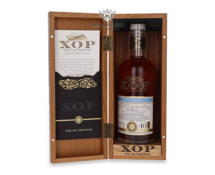 Caol Ila 40-letni (D.1979, B.2019) Douglas Laing’s XOP / 50,1% / 0,7l