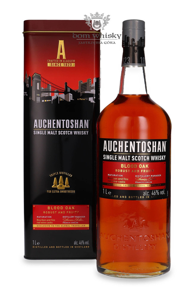 Auchentoshan Blood Oak / Tin Box / 46% / 1,0l