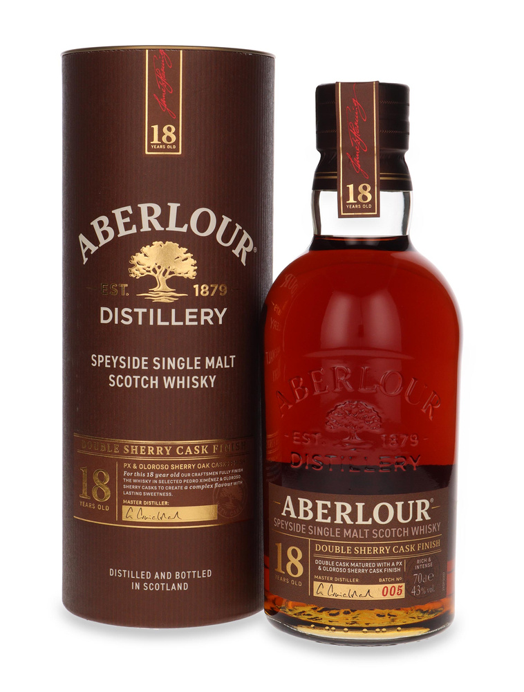 Aberlour 18-letni Double Sherry Cask Finish /43%/ 0,7l	 