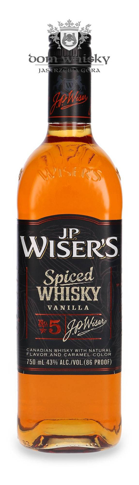 JP Wiser's Spiced Whiskey Vanilla / 43% / 0.75l